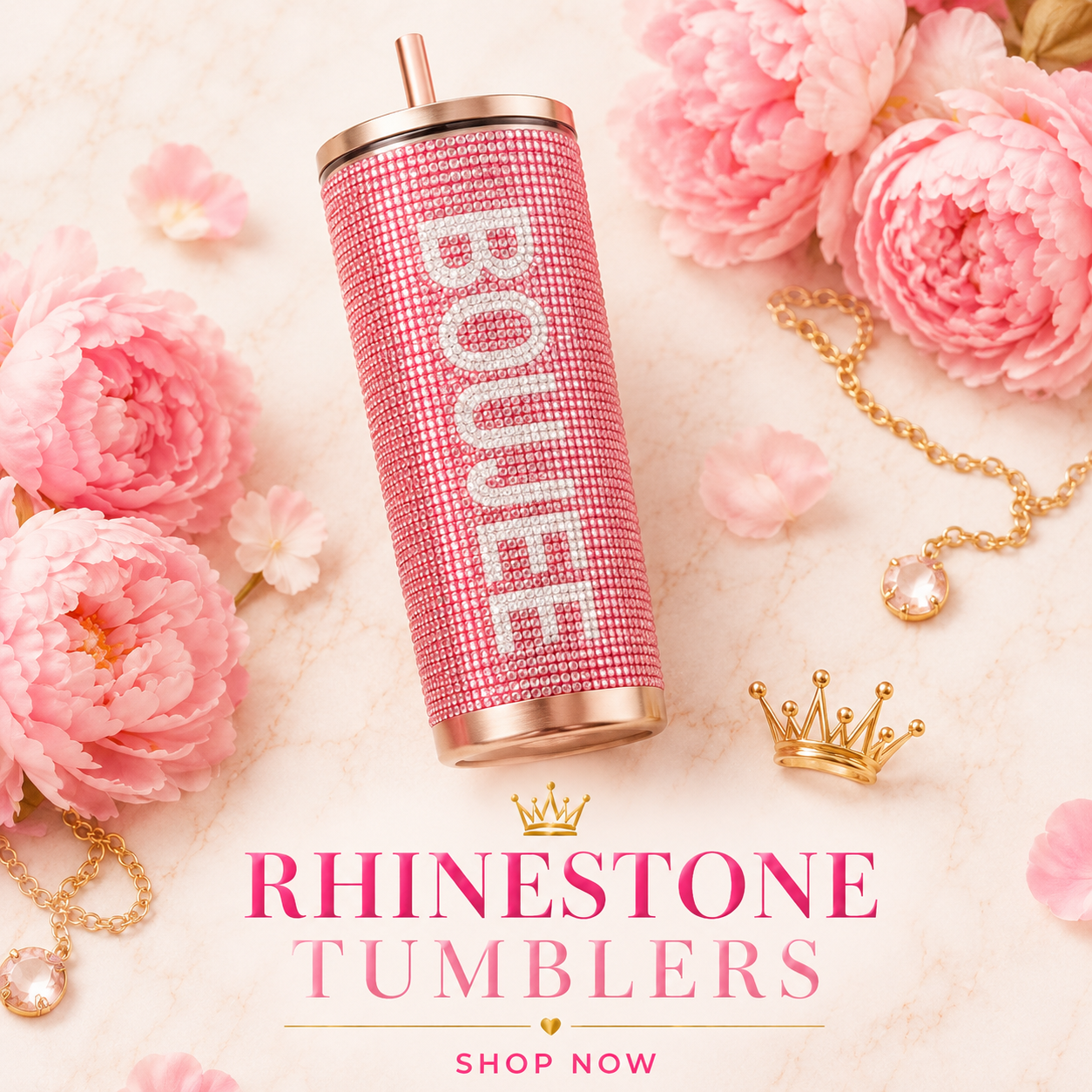 Rhinestone Tumblers